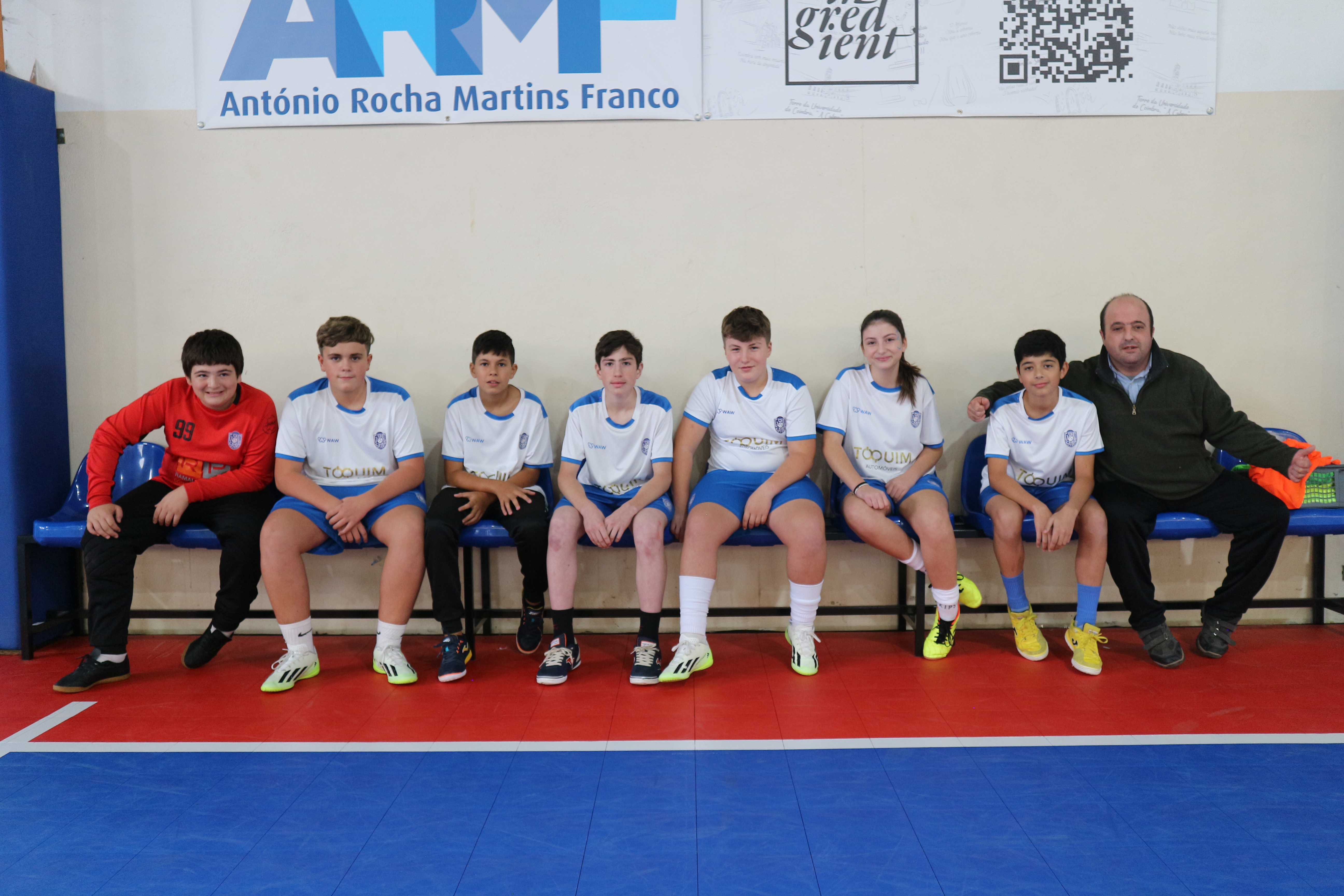 Equipa em campo